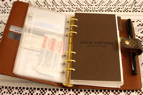 lv pocket agenda refill